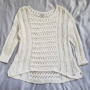 AMERICAN EAGLE OUTFITTERS Crochet Knit Sweater
